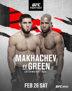 scommesse ufc Makhachev vs Green