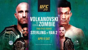 scommesse, quote e pronostico ufc 273 Volkanovski vs Jung