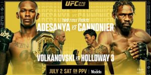 pronostici ufc 267 Adesanya vs Cannonier, Volkanovsky vs Holloway 3