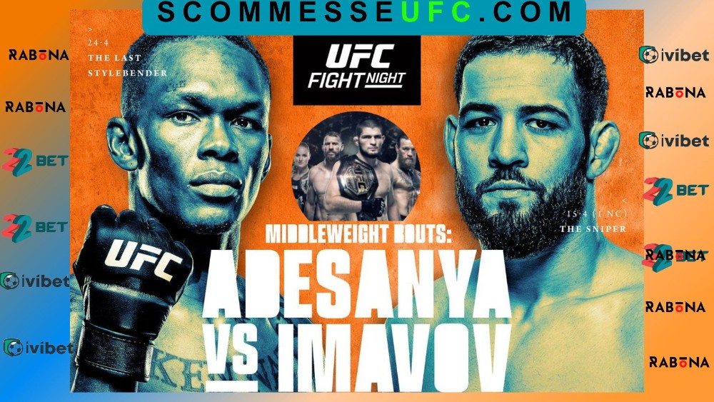 Pronostici UFC Adesanya vs Imavov