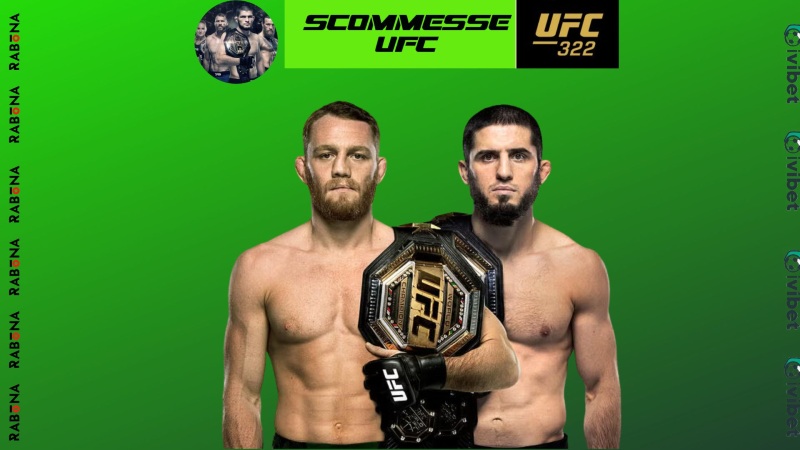 scommesse UFC 322 Della Madd
alena vs Makhachev
