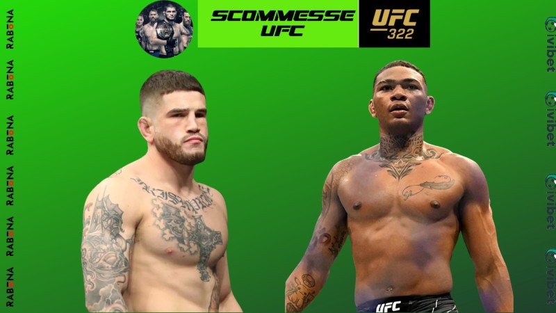 scommesse Brady vs Morales UFC 322 pronostici