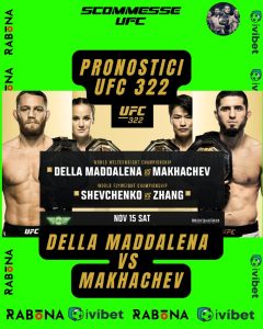 pronostici UFC 322 Della Maddalena vs Makhachev