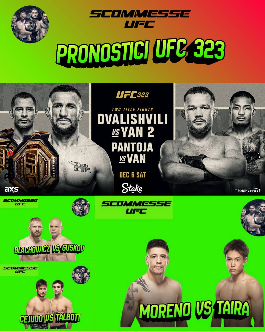 scommesse ufc 323 Dvalishvili vs Cejudo